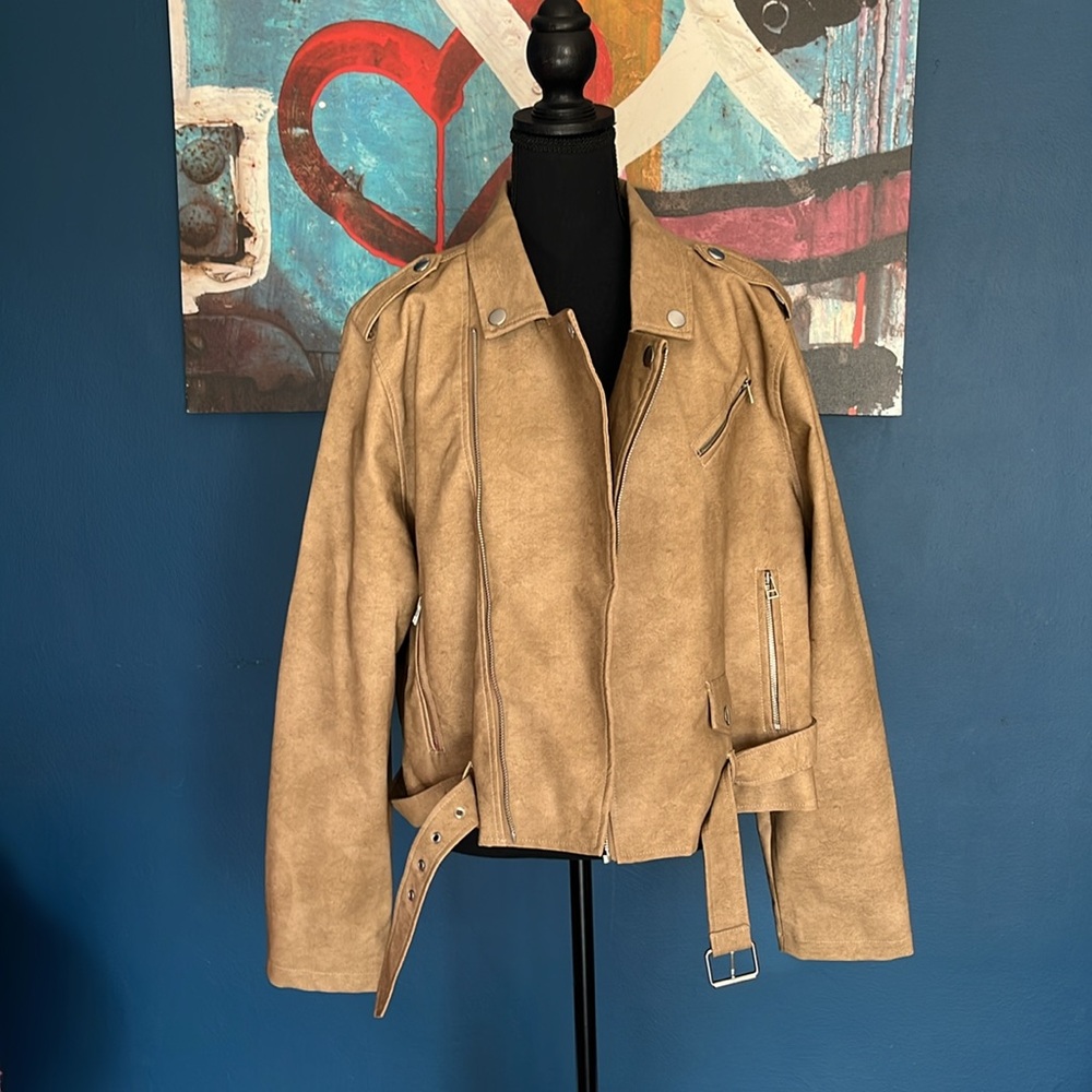 Fashion Nova Faux Leather Moto Jacket